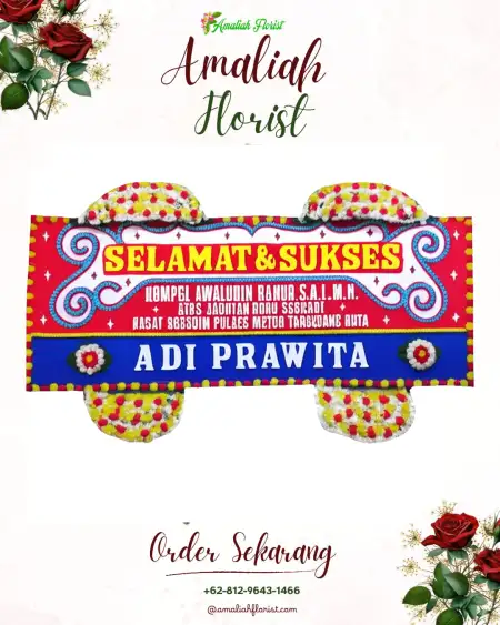 Papan Bunga Ucapan Selamat Lestari